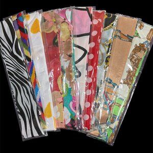 MINI SCARVES FOR PURSES OR YOUR HAIR - GET 10